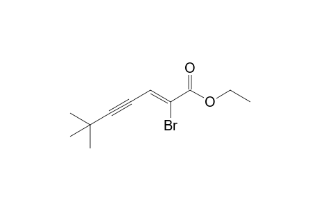 (Z)-Ethyl 2-bromo-6,6-dimethylhept-2-en-4-ynoate