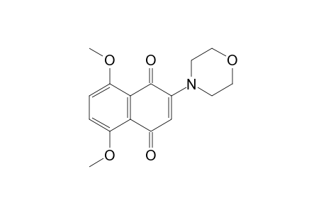 5,8-Dimethoxy-2-morpholino-1,4-naphthoquinone