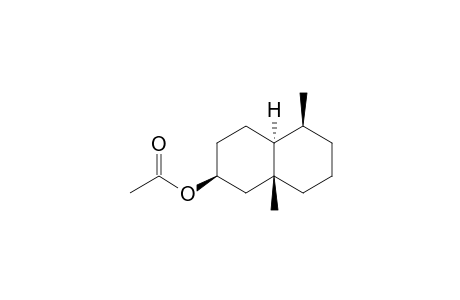 (2S,4aS,5S,8aR)-perhydro-5,8a-dimethylnaphthalen-2-yl acetate