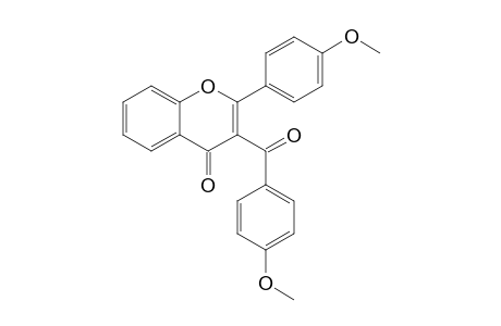 2-(4'-Methoxyphenyl)-3-(4'-methoxybenzoyl)-4H-[1]benzopyran-4-one