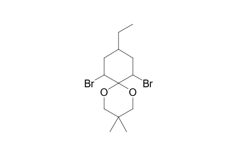 7,11-DIBROMO-9-ETHYL-3,3-DIMETHYL-1,5-DIOXASPIRO-[5,5]-UNDECANE