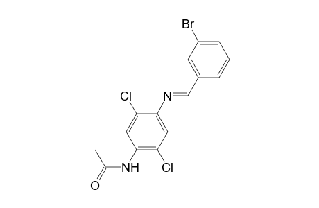 Acetamide, N-[4-(3-bromobenzylidenamino)-2,5-dichlorophenyl)-