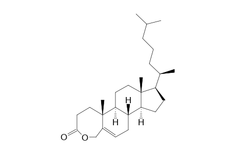 3,4-Secocholest-5-en-3-oic acid, 4-hydroxy-, .epsilon.-lactone