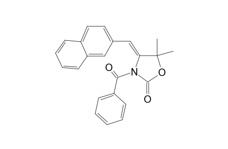 (Z)-3-Benzoyl-5,5-dimethyl-4-(naphthalen-1-ylmethylene)-oxazolidin-2-one