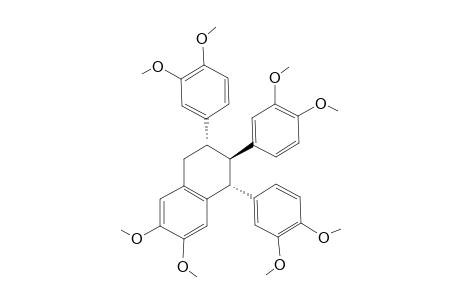 (1R,2R,3S)-1,2,3-tris(3,4-dimethoxyphenyl)-6,7-dimethoxy-1,2,3,4-tetrahydronaphthalene