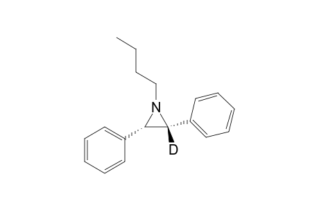 (2R*,3S*)-1-Butyl-2-Deuterio-2,3-diphenylaziridine