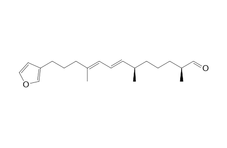(+)-13-(Furan-3-yl)-2,6,10-trimethyltrideca-7,9-diene-1-al