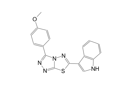 1H-indole, 3-[3-(4-methoxyphenyl)[1,2,4]triazolo[3,4-b][1,3,4]thiadiazol-6-yl]-