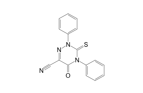 1,2,4-Triazine-6-carbonitrile, 2,3,4,5-tetrahydro-5-oxo-2,4-diphenyl-3-thioxo-