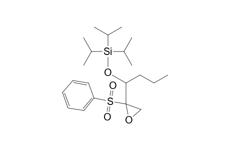 2-Phenylsulfonyl-2-[1'-(triisopropylsiloxy)butyl]oxirane