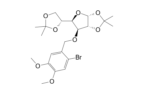 3-O-(2-Bromo-4,5-dimethoxybenzyl)-1,2:5,6-di-O-isopropylidene-.alpha.,D-glucofuranoside