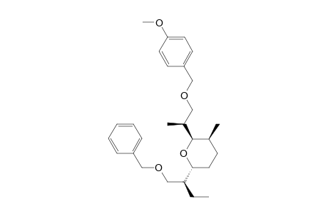 (S)-1-Benzyloxy-2-[(2R,5S,6R)-6-[(S)-1-(4-methoxybenzyloxymethyl)ethyl]-5-methyltetrahydropyran-2-yl]butane