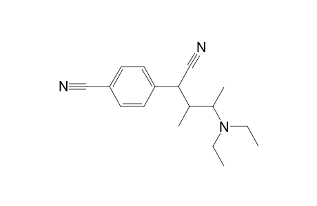 2-(p-Cyanophenyl)-4-(diethylamino)-3-methylvaleronitrile isomer