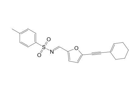 N-(5-Cyclohex-1-enylethynylfuran-2-ylmethylene)-4-methylbenzenesulfonamide