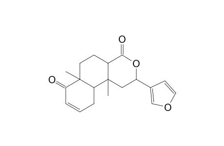 2-(3-Furyl)-6a,10b-dimethyl-1,4a,5,6,6a,10,10a,10b-octahydro-2H-benzo[f]isochromene-4,7-dione