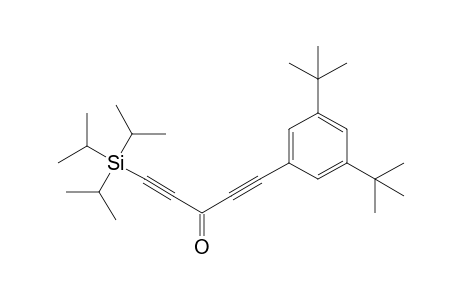 1-[3',5'-bis(t-Butyl)phenyl]-5-(tri-isopropylsilyl)penta-1,4-diyn-3-one