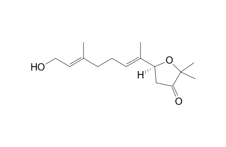 5-[(E,E)-7-Hydroxy-1,5-dimethylhepta-1,5-dienyl]-2,2-dimethyl-4,5-dihydro-3(2H)-furanone