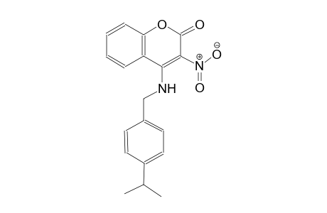 4-[(4-isopropylbenzyl)amino]-3-nitro-2H-chromen-2-one