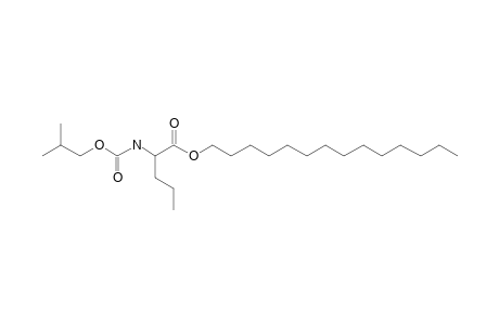 L-Norvaline, N-isobutoxycarbonyl-, tetradecyl ester