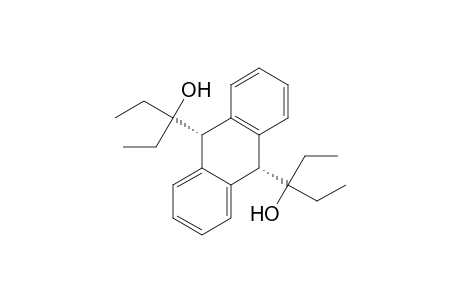 9,10-Anthracenedimethanol, .alpha.,.alpha.,.alpha.',.alpha.'-tetraethyl-9,10-dihydro-, cis-