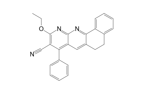 9-CYANO-10-ETHOXY-5,6-DIHYDRO-8-PHENYLNAPHTHO-[1,2-B]-1,8-NAPHTHYRIDINE