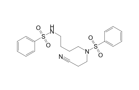 Benzenesulfonamide, N-(2-cyanoethyl)-N-[4-[(phenylsulfonyl)amino]butyl]-