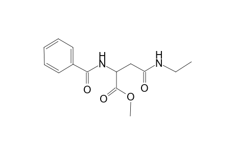 2-Benzoylamino-N-ethyl-succinamic acid methyl ester