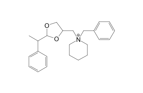 1-Benzyl-1-[2-(1-phenyl-ethyl)-[1,3]dioxolan-4-ylmethyl]-piperidinium