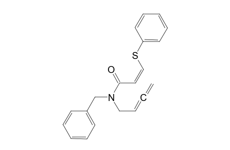 (Z)-N-Benzyl-N-(buta-2,3-dienyl)-3-(phenylthio)acrylamide