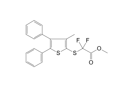Difluoro-(3-methyl-4,5-diphenyl-thiophen-2-ylsulfanyl)-acetic acid methyl ester