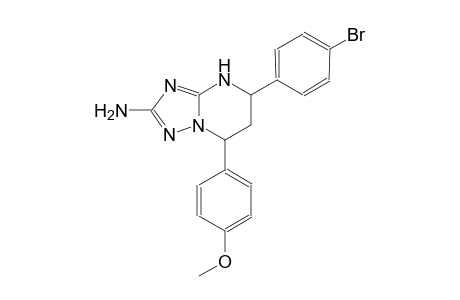 5-(4-bromophenyl)-7-(4-methoxyphenyl)-4,5,6,7-tetrahydro[1,2,4]triazolo[1,5-a]pyrimidin-2-amine