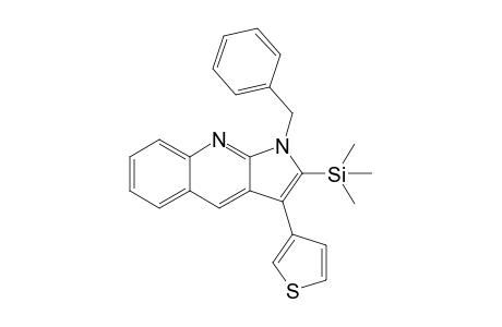 1-Benzyl-3-thiophen-3-yl-2-trimethylsilylpyrrolo[2,3-b]quinoline
