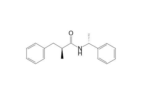 (S)-2-methyl-3-phenyl-N-((R)-1-phenylethyl)propanamide