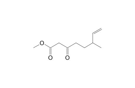 Methyl (6s)-6-methyl-3-oxo-7-octenoate