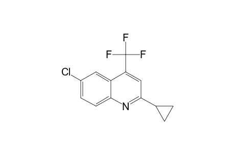 2-CYCLOPROPYL-4-TRIFLUOROMETHYL-6-CHLOROQUINOLINE