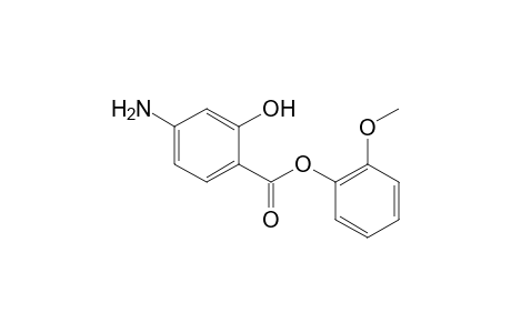4-aminosalicylic acid, o-methoxyphenyl ester