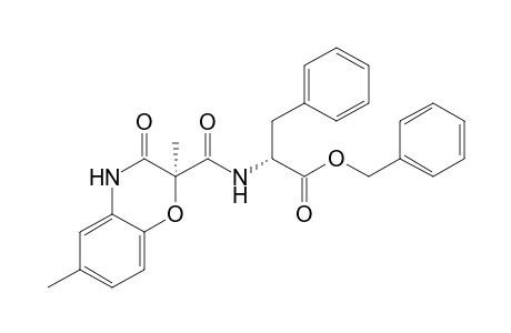 N-{[(2R)-2,6-Dimethyl-3-oxo-3,4-dihydro-2H-1,4-benzoxazine-2-yl]carbonyl}-D-phenylalanine benzyl ester
