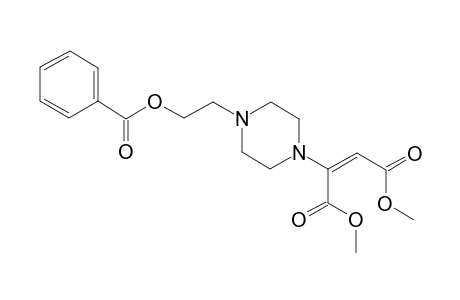 1-[2-(Benzoyloxyl)eth-1-yl]-4-[(E)-1,2-(dimethoxycarbonyl)ethen-1-yl]piperazine