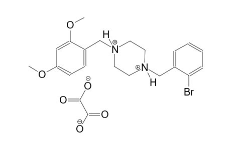 1-(2-bromobenzyl)-4-(2,4-dimethoxybenzyl)piperazinediium oxalate