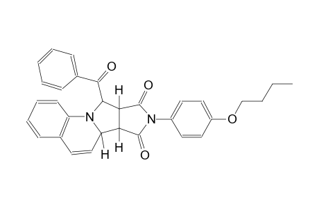 (6aR,6bS,9aR,10S)-10-benzoyl-8-(4-butoxyphenyl)-9a,10-dihydro-6aH-pyrrolo[3',4':3,4]pyrrolo[1,2-a]quinoline-7,9(6bH,8H)-dione