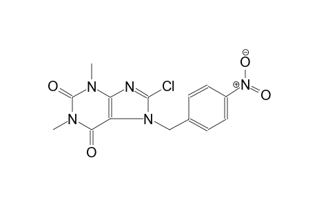 8-chloro-1,3-dimethyl-7-(4-nitrobenzyl)-3,7-dihydro-1H-purine-2,6-dione