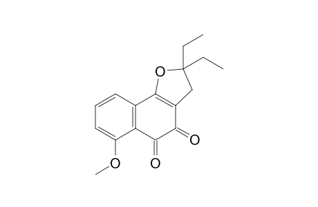 2,2-Diethyl-6-methoxy-2,3-dihydronaphtho[1,2-b]furan-4,5-dione