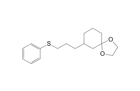 7-(3-(Phenylthio)propyl)-1,4-dioxaspiro[4.5]decane