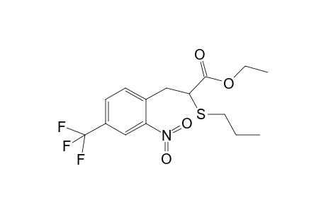 Ethyl 3-[2-Nitro-4-(trifluoromethyl)phenyl]-2-propylthio)propanoate