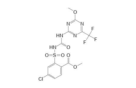 Benzoic acid, 4-chloro-2-[[[[[4-methoxy-6-(trifluoromethyl)-1,3,5-triazin-2-yl]amino]carbonyl]amino]sulfonyl]-, methyl ester