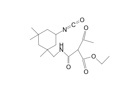 Diisocyanatoisophorone-acetoacetic ester adduct