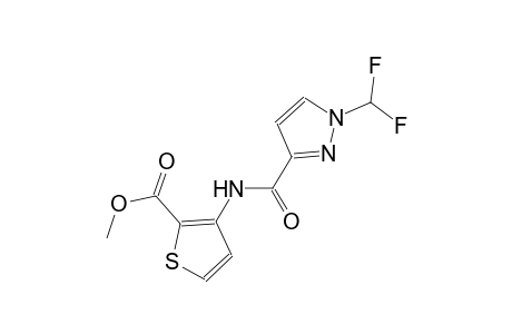 methyl 3-({[1-(difluoromethyl)-1H-pyrazol-3-yl]carbonyl}amino)-2-thiophenecarboxylate