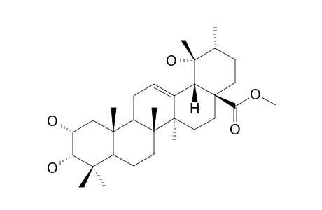 METHYL-TORMENTATE;METHYL-2-ALPHA,3-BETA,19-ALPHA-TRIHYDROXY-URS-12-EN-28-OATE