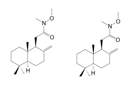 (1S,4AS,8AS)-N-METHOXY-N-METHYL-1-(5,5,8A-TRIMETHYL-2-METHYLENEDECAHYDRONAPHTHALENYL)-ACETAMIDE