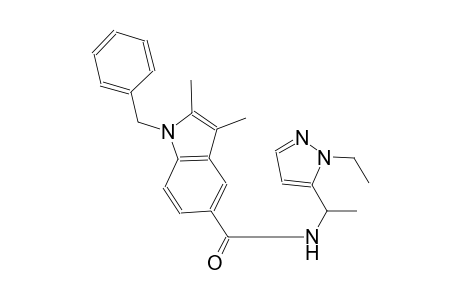 1H-indole-5-carboxamide, N-[1-(1-ethyl-1H-pyrazol-5-yl)ethyl]-2,3-dimethyl-1-(phenylmethyl)-